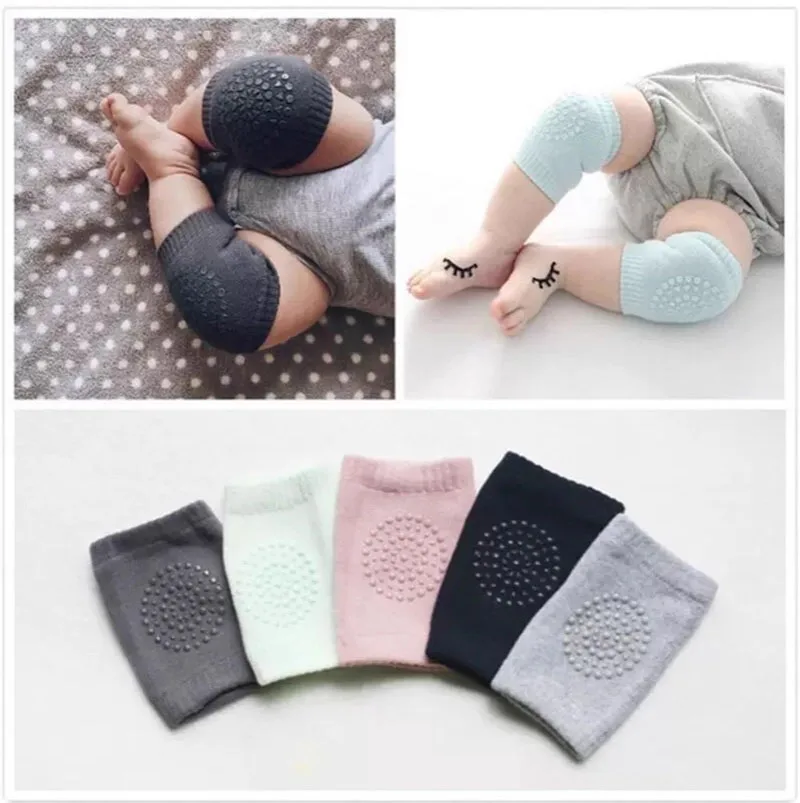 Nuevas rodilleras para bebé de 0 a 3T, bonitas letras dispensadoras de pegamento, antideslizantes, calentador de piernas para niños pequeños, calcetines hasta la rodilla para gatear - imagen 4