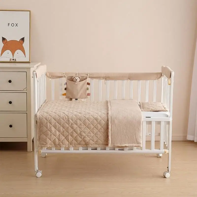 Manta algodón para bebé D7YD, manta suave y transpirable para bebé, ligera para recién nacidos y bebés, para cunas y