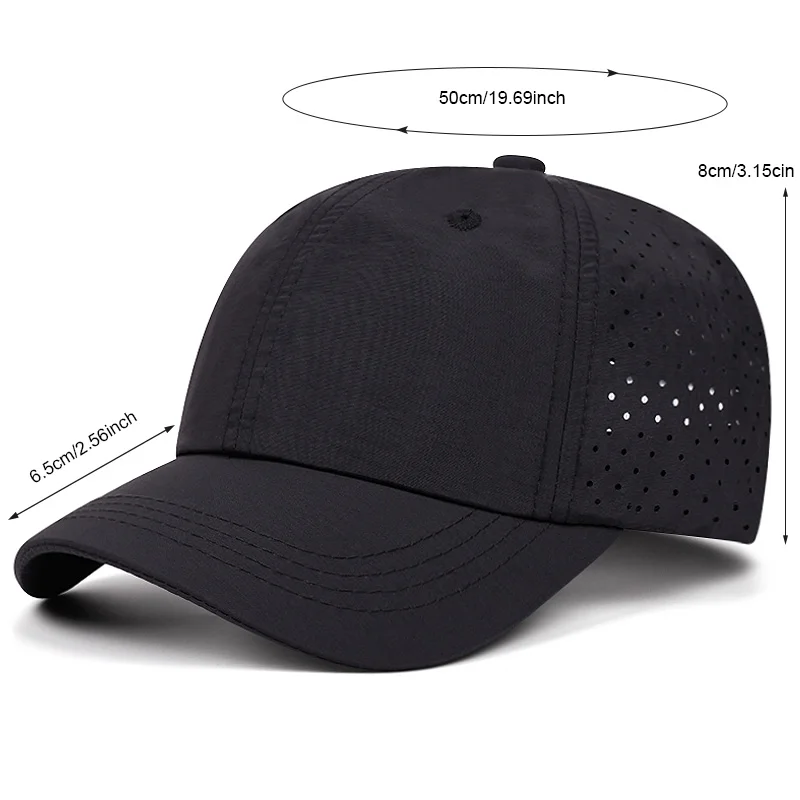 Gorra de béisbol de malla transpirable para niños – Secado rápido