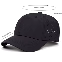Gorra de béisbol de malla transpirable para niños – Secado rápido