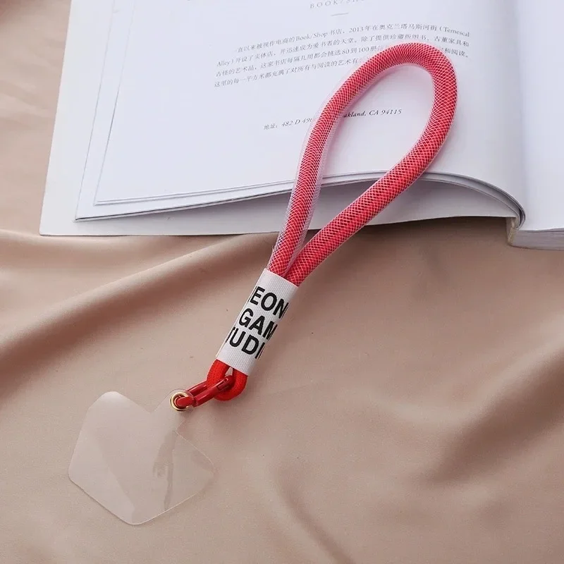 Cordón de Color para teléfono, correa de malla para bolso, tiras trenzadas, cordón para llaves, pantalones colgantes, accesorios, llavero - imagen 5