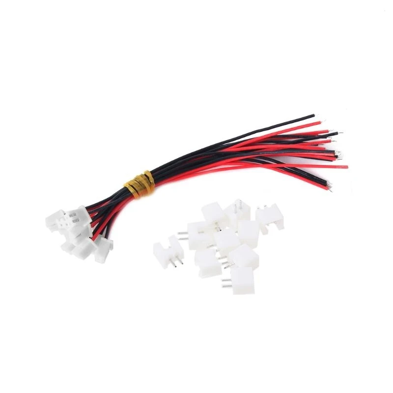 Q81A JST XH2.54-2P 2.54 mm 2 pin Conectores femeninos Encabezado cabello Cable expansión 120 mm - imagen 3