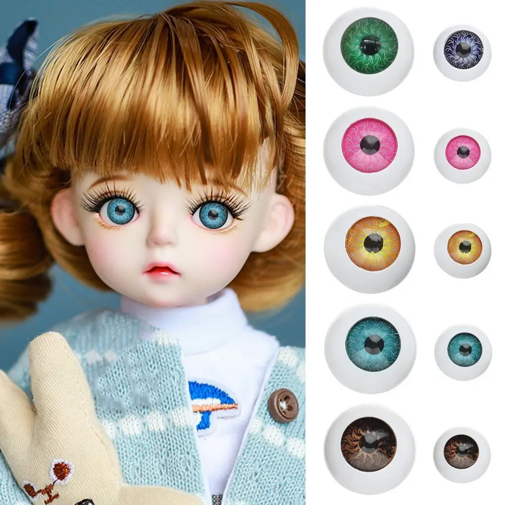 Ojos de seguridad redondos para muñecas BJD 12/20 mm, 10 piezas - imagen 4