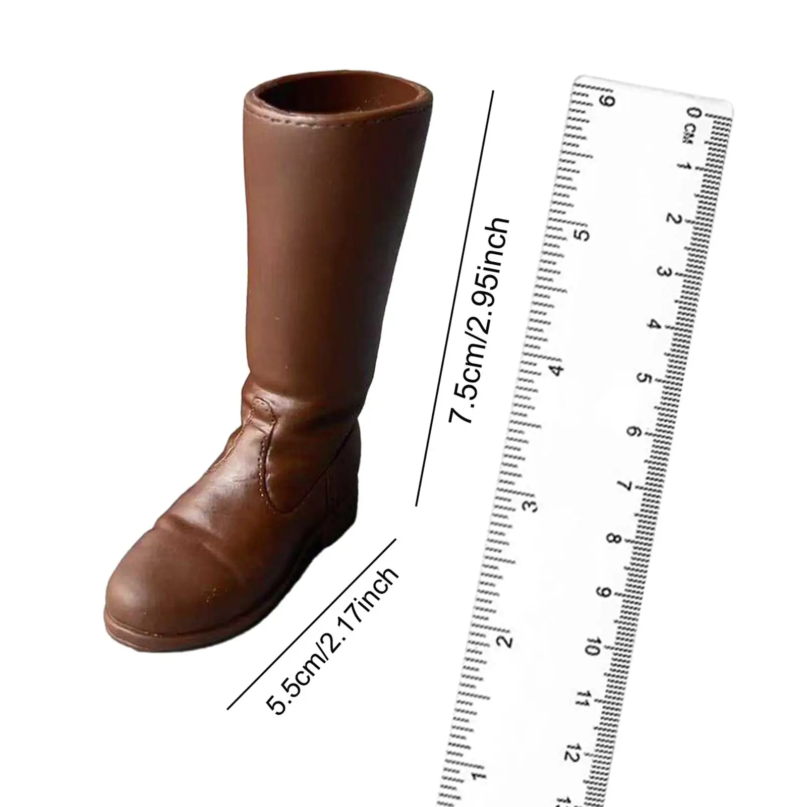 1:6 Scale Action Figures Boots High Boots Model Stylish Cosplay Pretend Play Toy