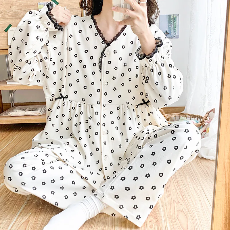 Pijama de algodón infantil de manga larga, suave y cómodo - imagen 4