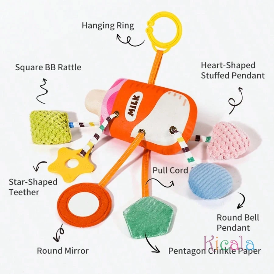Cochecito de bebé, juguetes colgantes, campanas de viento colgantes para coche, campanas de cama colgantes relajantes, juguetes para asiento de seguridad de 0-6-12 meses, juguetes para cochecito de bebé - imagen 5