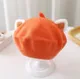 Orange cat ear