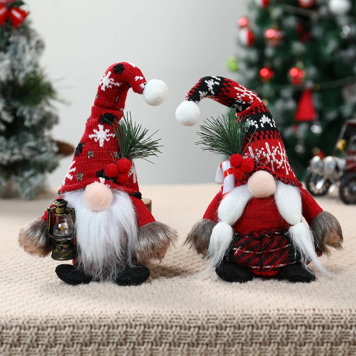 Muñeco de Gnomo sin rostro para decoración del hogar, adorno de Navidad, Natal, Año Nuevo, 2024, 2025 - imagen 2