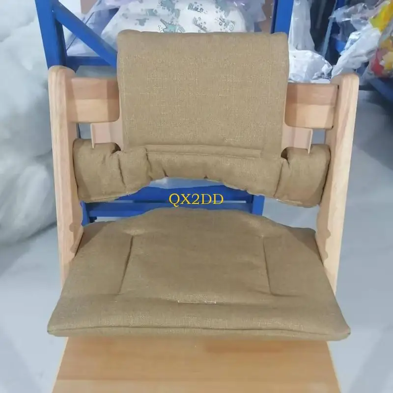 QX2D Cojín para silla comedor para bebé, cómoda funda para asiento silla alimentación para niños pequeños - imagen 4