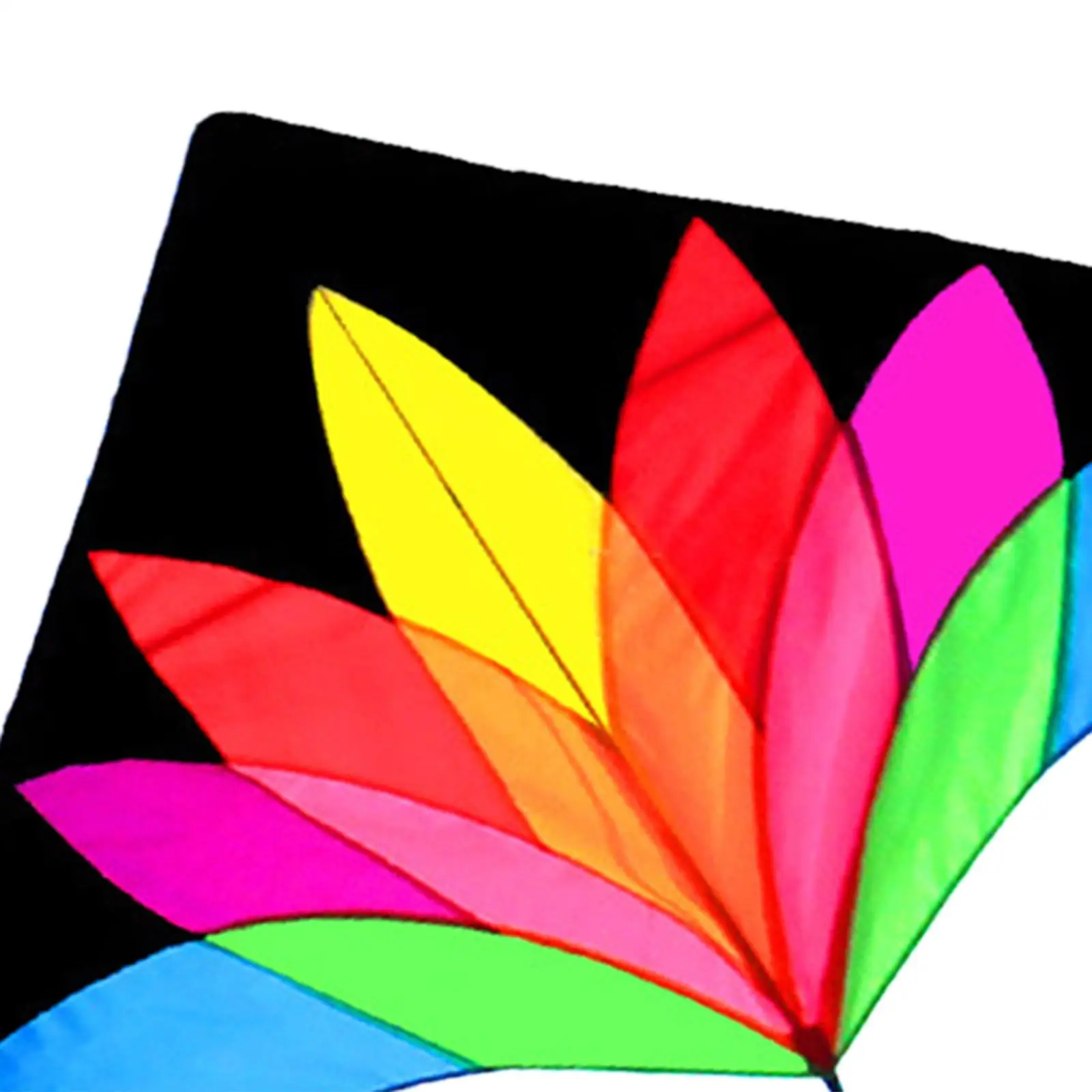 Large Delta Beach Kite Beach Kites Colorful Durable Multi Color Huge Kite for Beach Trips Outdoor Game Lawn Backyard