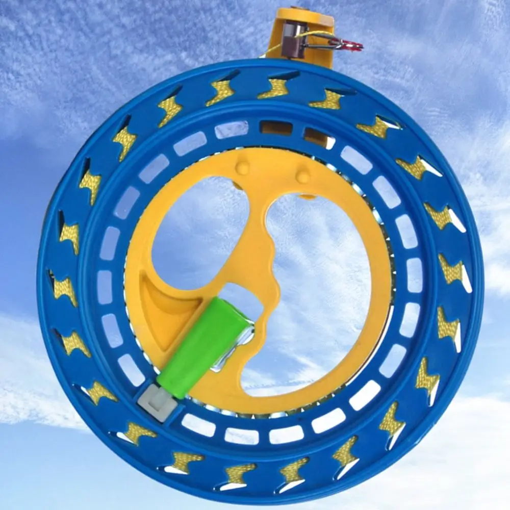 Carrete de cometa para mascotas, herramienta de mango de cuerda de rueda de fuego con línea de 1312 pies, viene con bloqueo, 16/18/20cm - imagen 5