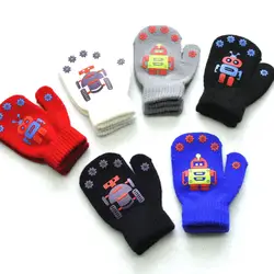Guantes invernales tejidos para niños de 1 a 4 años – Cálidos y cómodos