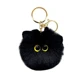 black cat yellow eye