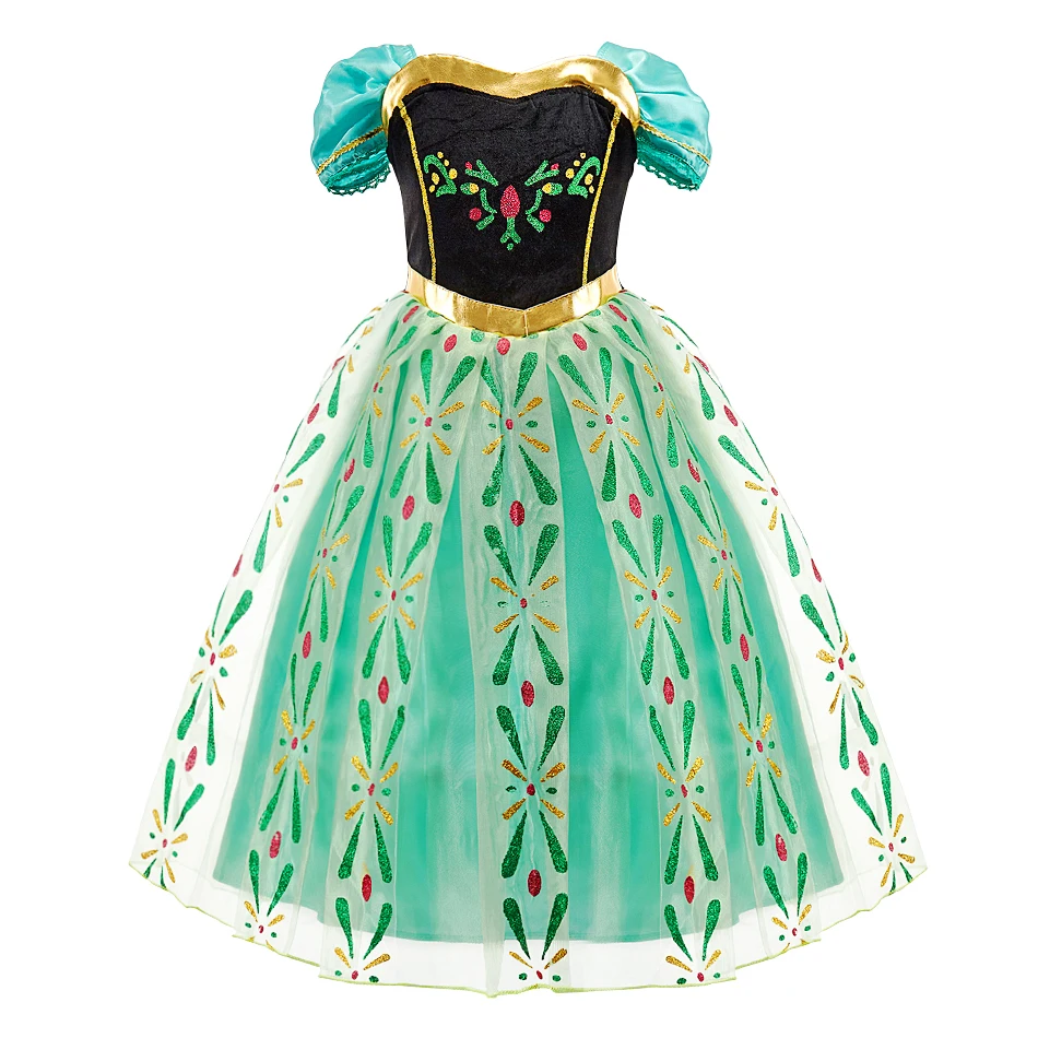 Vestido de princesa Elsa para niñas – Disfraz Reina de la Nieve - imagen 2