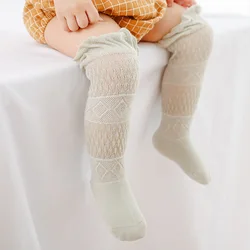 Calcetines con volantes de algodón para bebé y niña