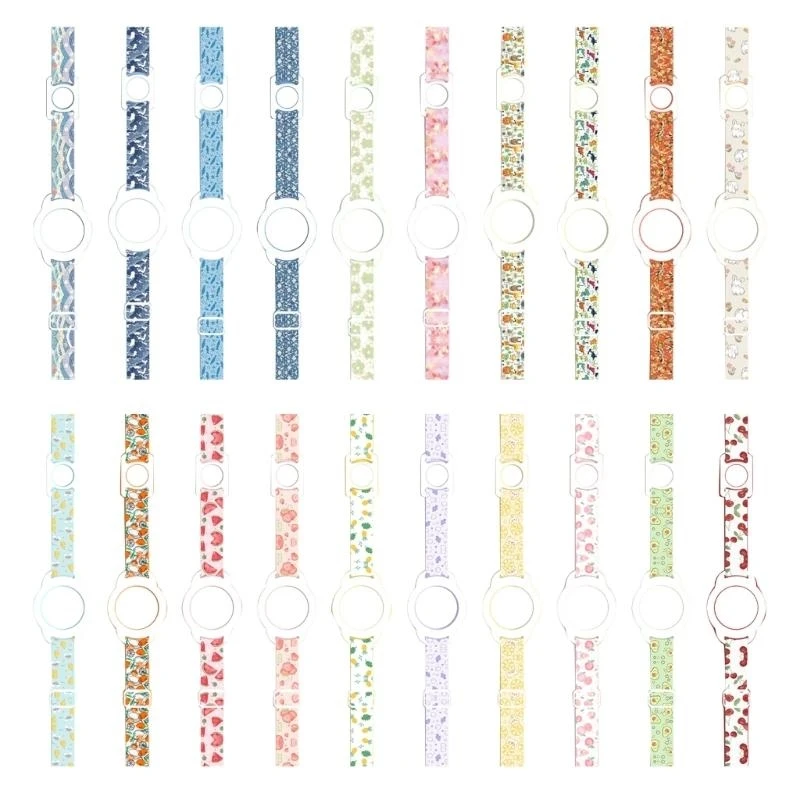 Correa ligera M76C para botellas agua para niños, correa colorida para botella agua para niños