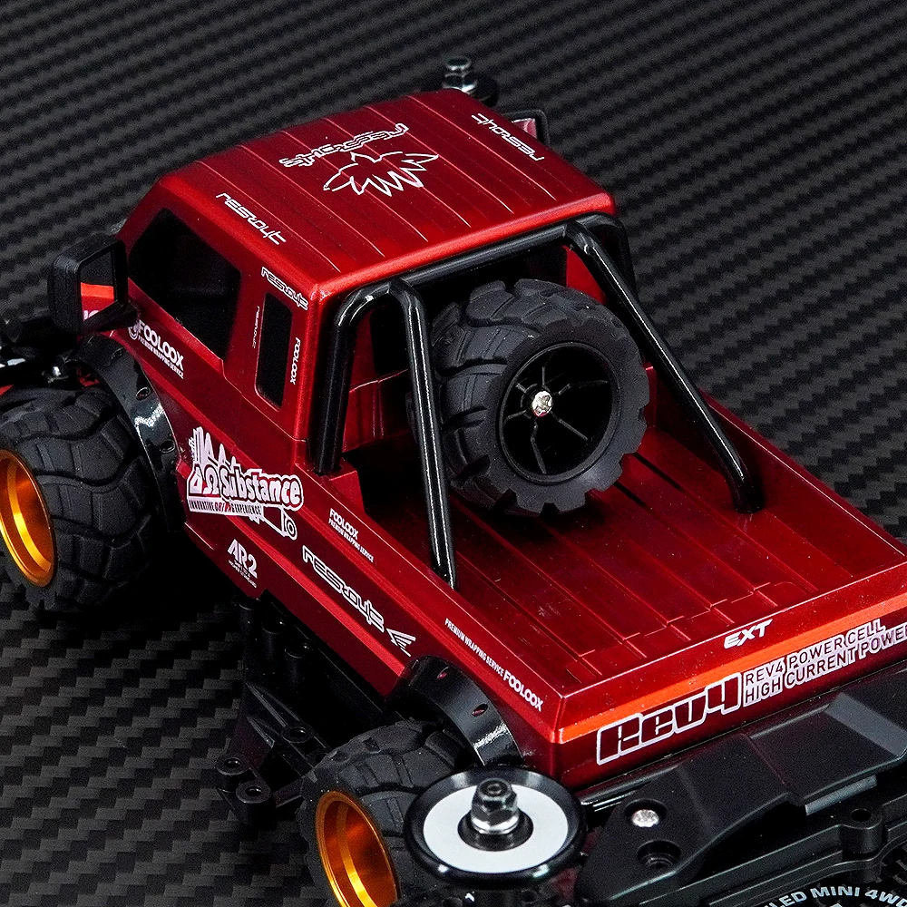Camión teledirigido Jiepin 4x4 con luces LED para niños