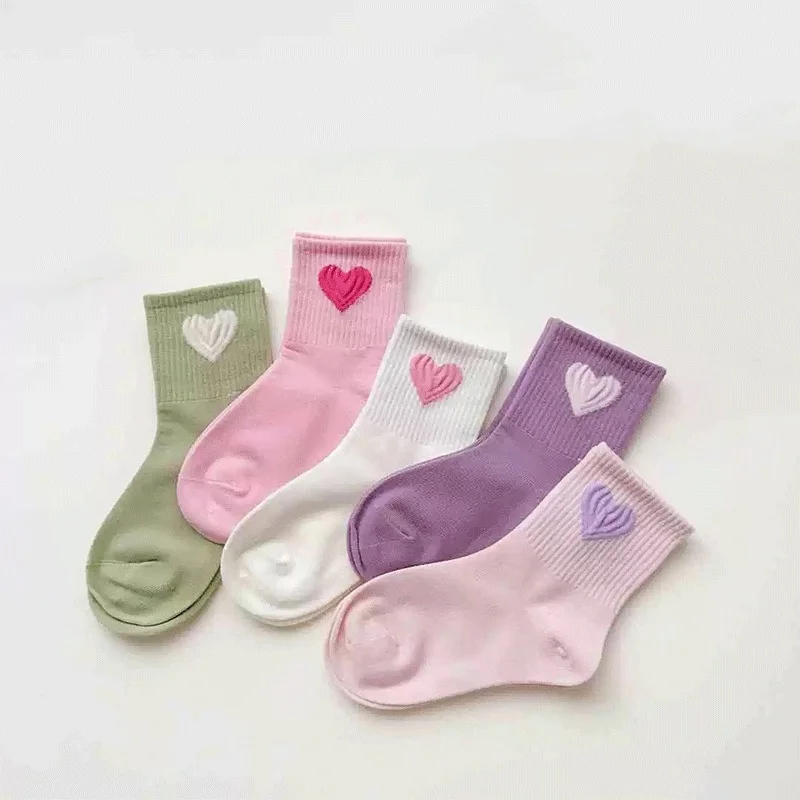 Calcetines infantiles para niñas – Algodón suave primavera y otoño - imagen 3