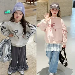Sudadera con pajarita manga larga – Estilo casual infantil