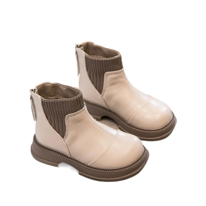 Botas de nieve infantiles antideslizantes y térmicas estilo británico