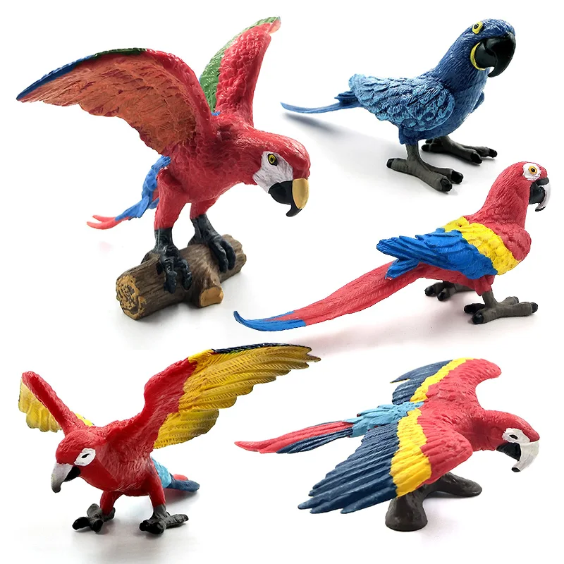 Figura miniatura de loro – Decoración jardín de hadas para niños - imagen 5