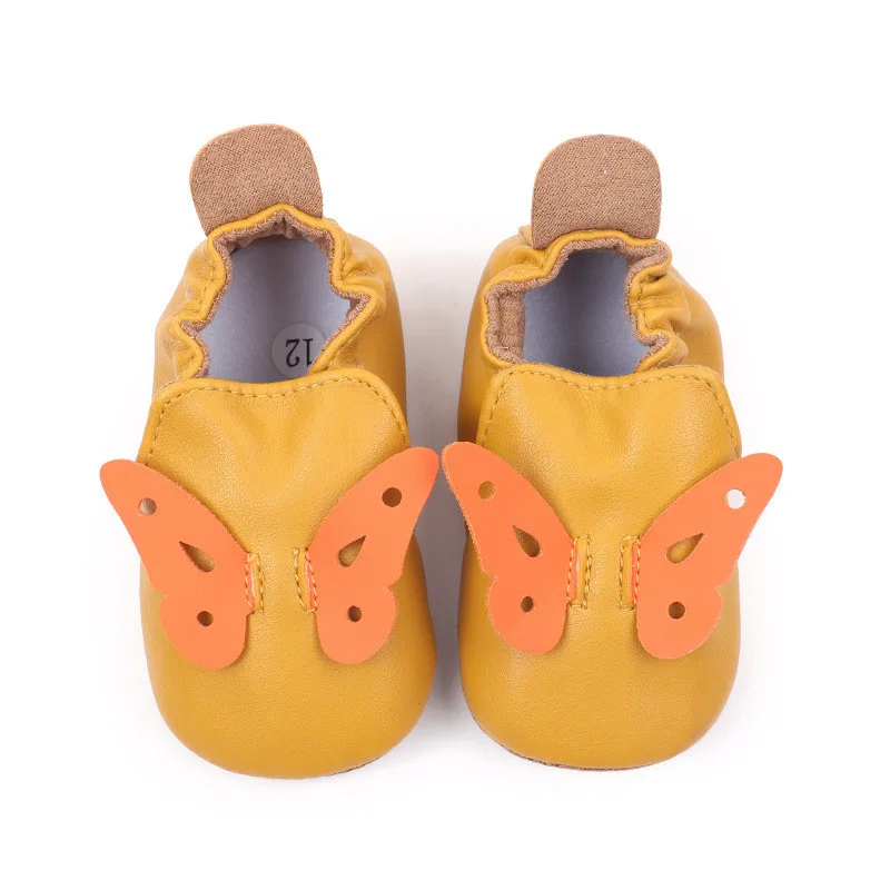 Nuevos zapatos de suela blanda de cuero PU para recién nacidos, primeros caminantes, primavera y otoño, zapatos antideslizantes para bebés, niños y niñas, zapatos de cuna - imagen 4