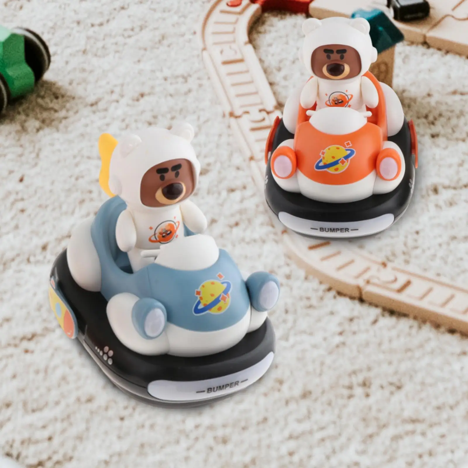 2Pcs Remote Control Cars RC Cars Set Party Favor with Light and Sound Cartoon RC 2Pcs Remote Control Cars RC Cars Set Party Favor with Light and Sound Cartoon RC