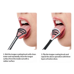 Limpiador lengua de silicona suave para bebé - Elimina mal aliento