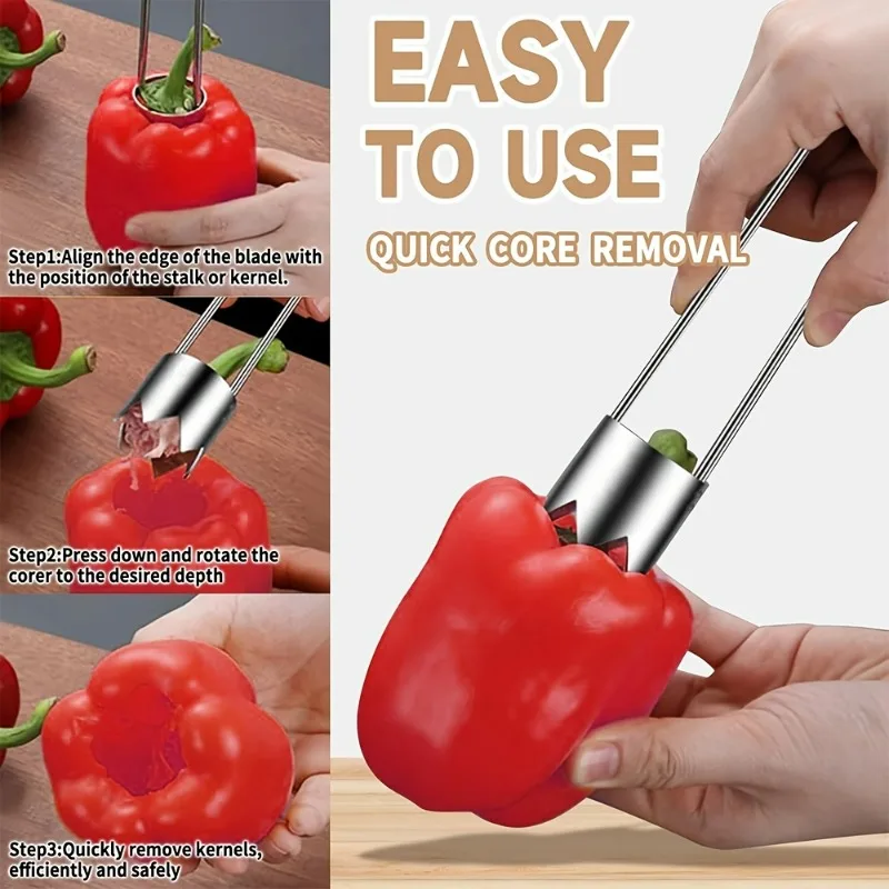 Cuchillo infantil para frutas y verduras – Acero inoxidable multiuso - imagen 4