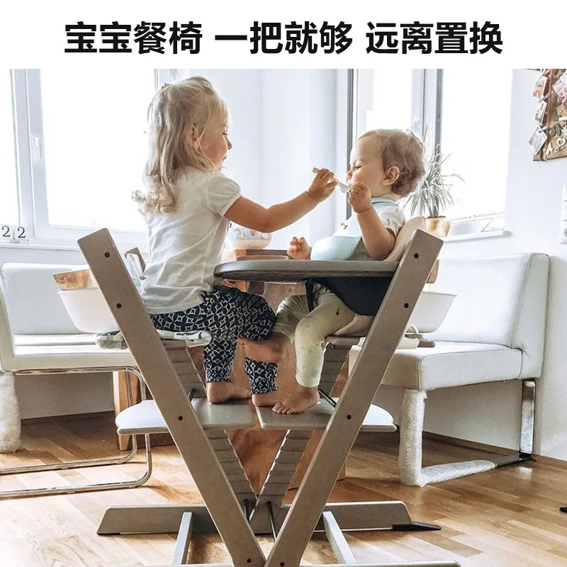 Silla de comedor para bebé, silla de crecimiento portátil para niños, asiento de comedor para bebé, mesa de sentarse de aprendizaje multifuncional para el hogar - imagen 2