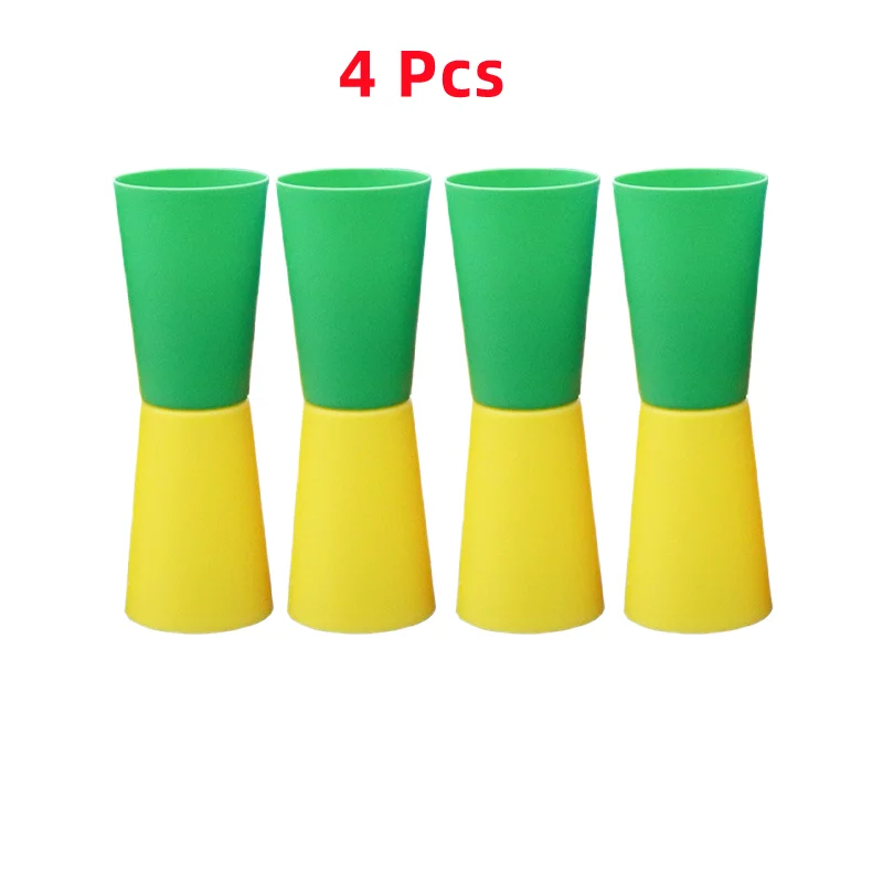 4 Pcs Yellow Green