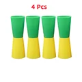 4 Pcs Yellow Green
