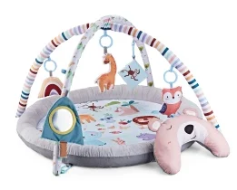 Alfombra de tumbona plegable Musical para bebé, tapete de juego para gimnasio para gatear, tapete de juego para bebé con juguetes - imagen 4