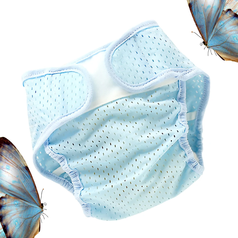 Pañales de bebé elásticos de seda de hielo, cubierta de pañal de bebé, tela de fibra de poliéster de alta elasticidad - imagen 2