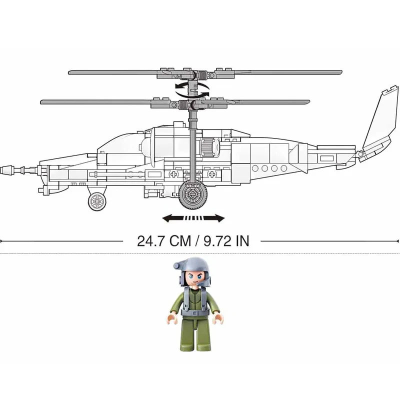 Sluban bloques de construcción con aviones y ambulancias - imagen 2