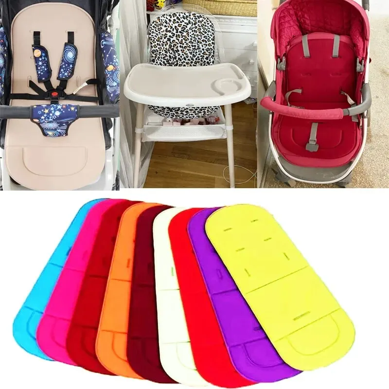 Cojín suave para asiento de cochecito de bebé, cojín para carrito de coche, silla alta, colchón para cochecito de niños, almohadilla suave, tamaños grandes - imagen 3