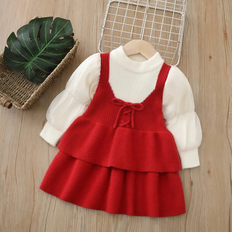 Vestido princesa niña MILANCEL – Manga puff con arco de dulzor - imagen 2