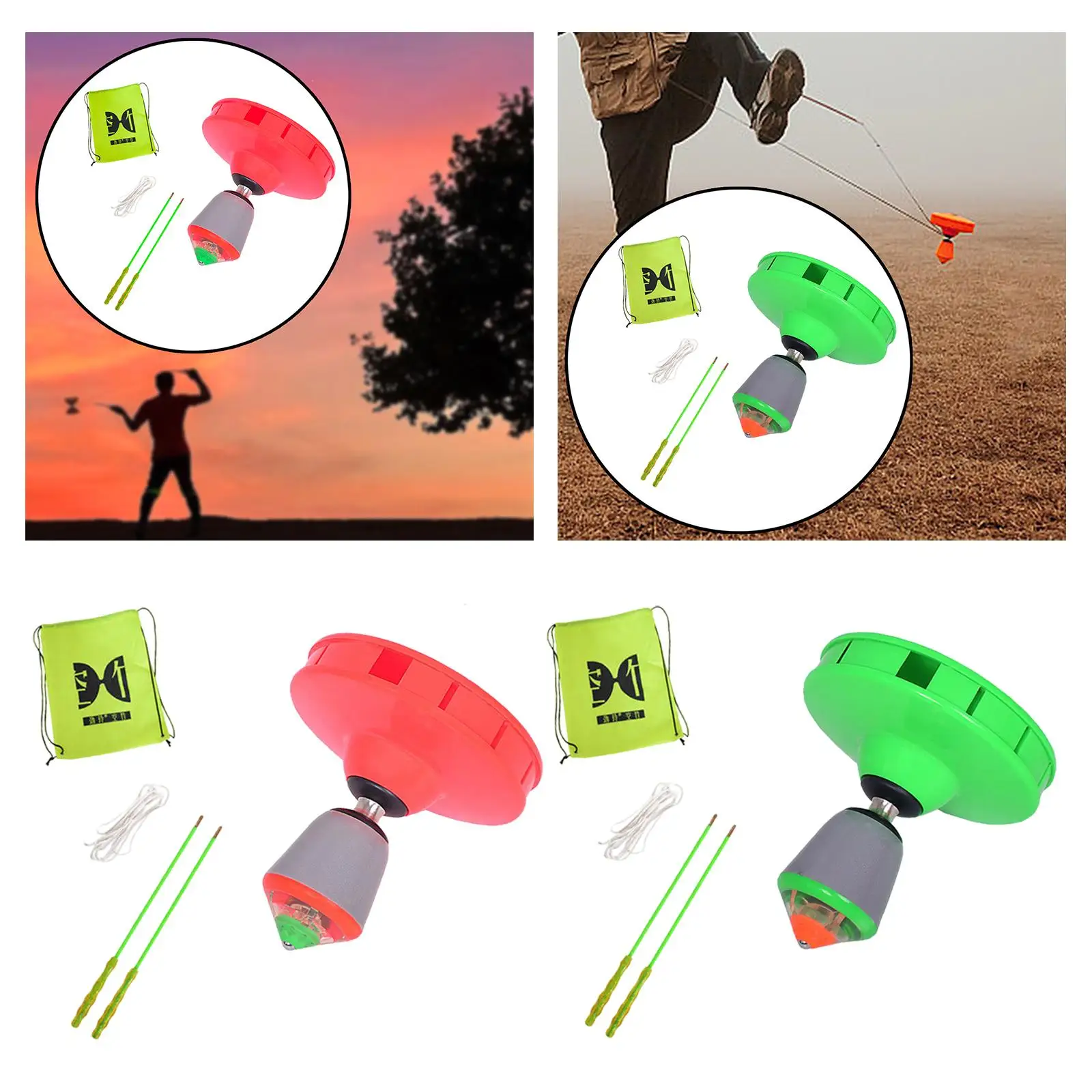 Chinese Juggling Toy Diabolo Toy Portable Diameter 13cm Fitness Diabolo Ball Toy Juggling Toy for Park Indoor Elderly Kids
