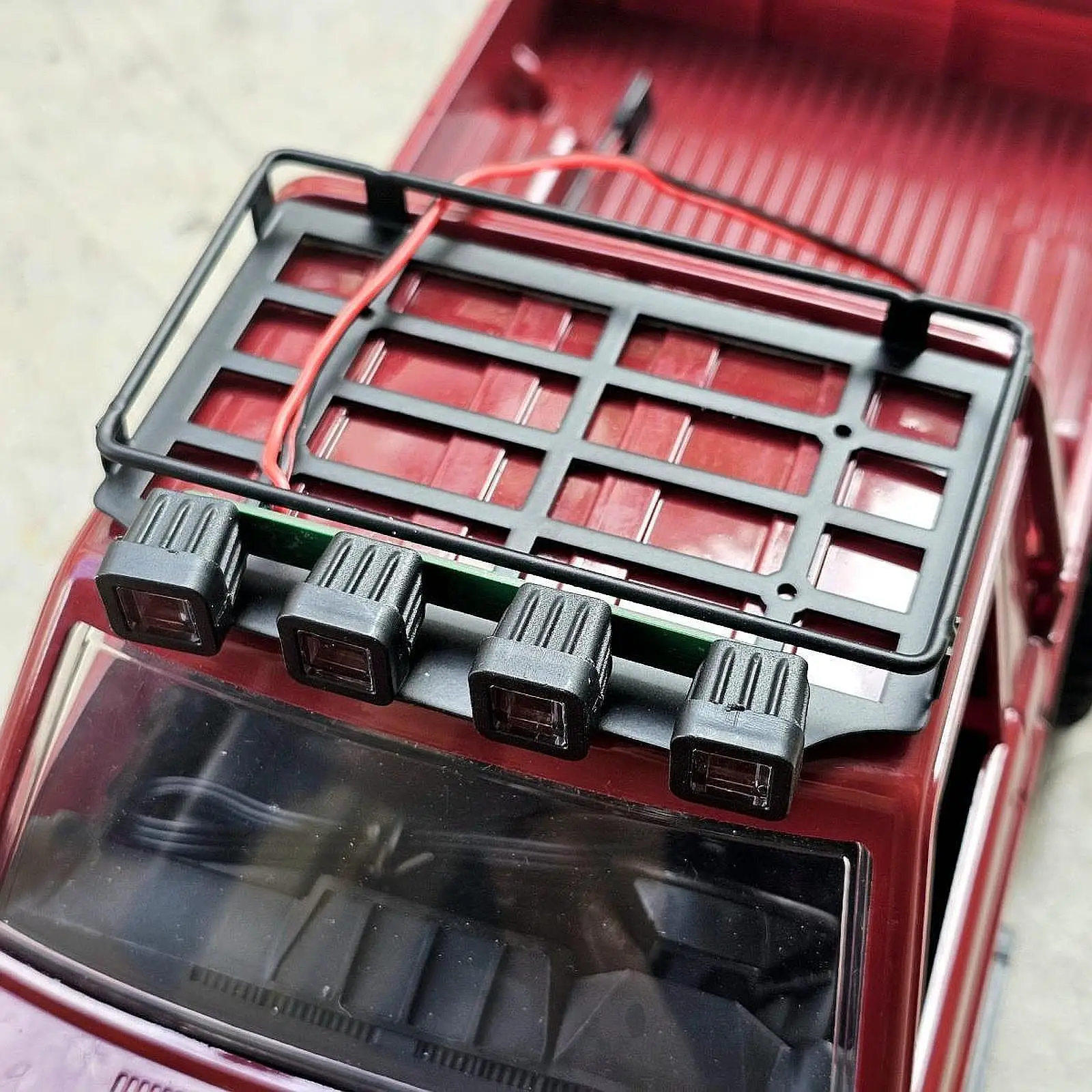 RC Roof Luggage Rack Easy to Install Accessory for MN82 1/12 RC Car Upgrade