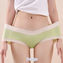 Bragas de maternidad cintura baja de seda hielo fresca para verano