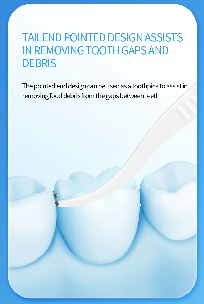 Palillos de hilo dental infantil desechable – Limpieza bucal - imagen 2