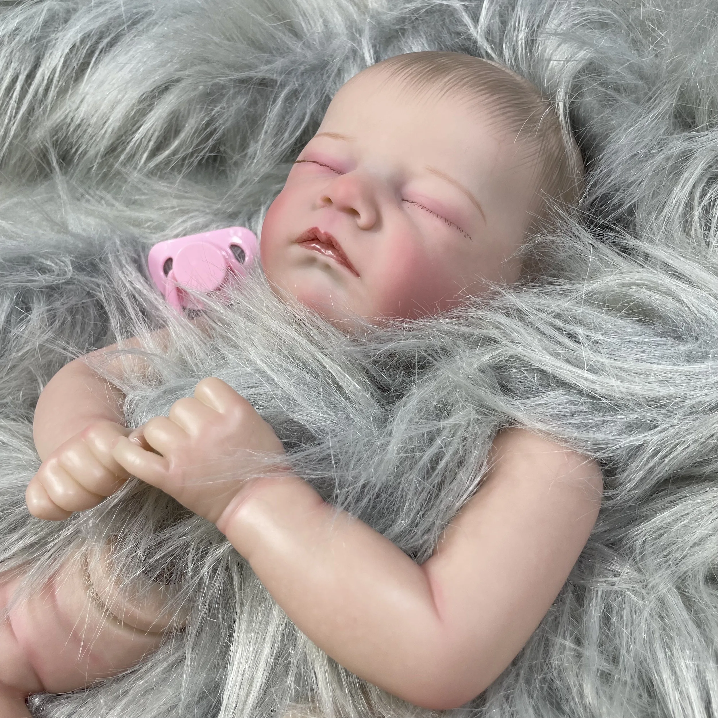 MRB Kit Charlotte – Muñeca bebé Reborn prématura 3D vinilo pintado - imagen 5