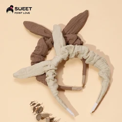 Diadema orejas conejo niña - Accesorio cabello suave