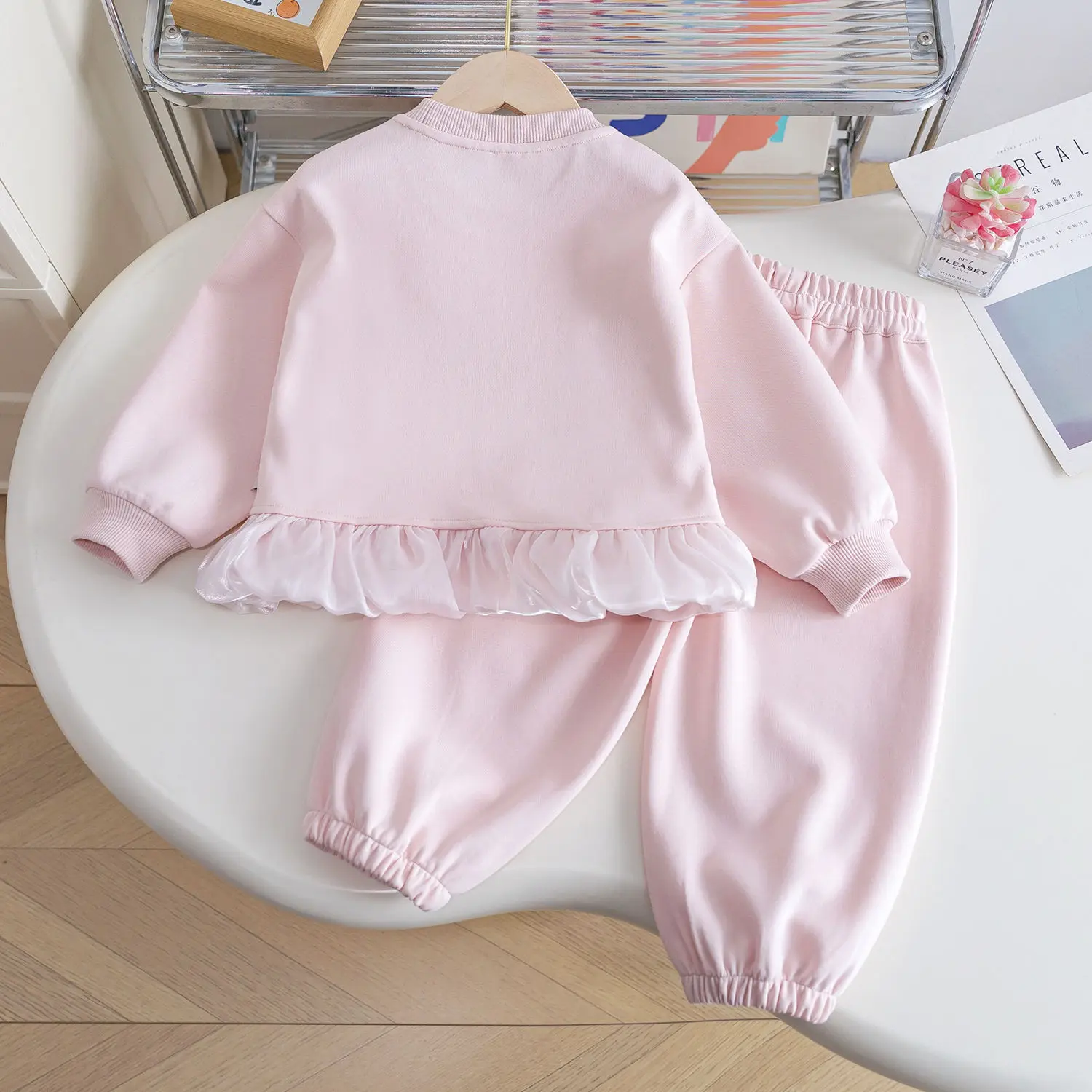 Conjunto invierno niña sudadera manga larga pantalón - imagen 4