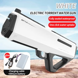 Pistola de agua eléctrica automática para juegos al aire libre