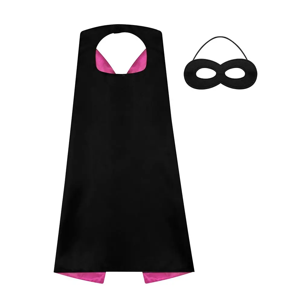 DIY Festival vestido de lujo regalos para niños capa de superhéroe máscara niños niñas capa disfraces de superhéroe Halloween Cosplay - imagen 3