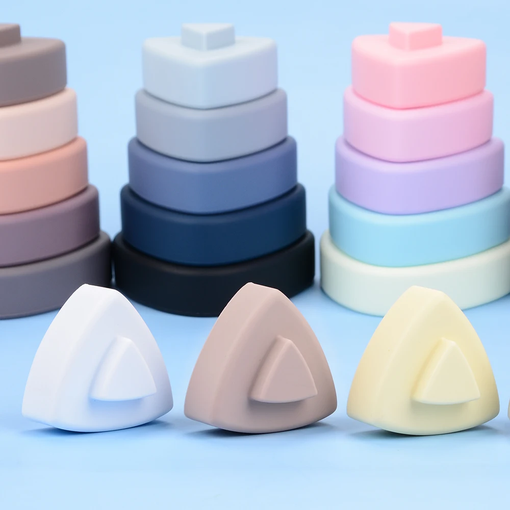 Bloques de construcción de silicona para niños, juguetes de aprendizaje educativo, IQ, Montessori, mejora la percepción del Color, multifunción, sin BPA - imagen 5