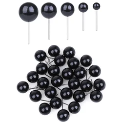 Ojos de cristal negros para muñecas de peluche – DIY manualidades