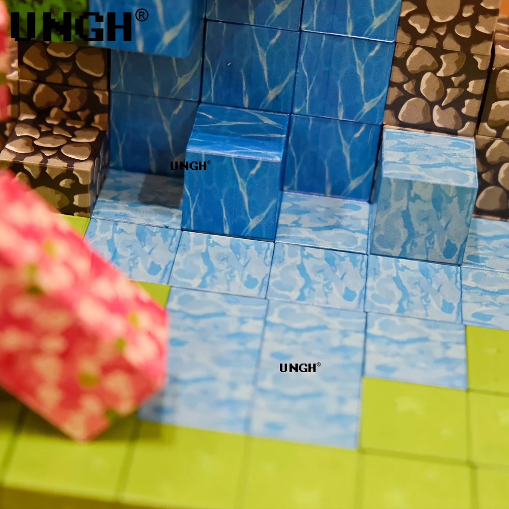 UNGH Bloques de construcción magnéticos Montessori para niños y niñas - imagen 5