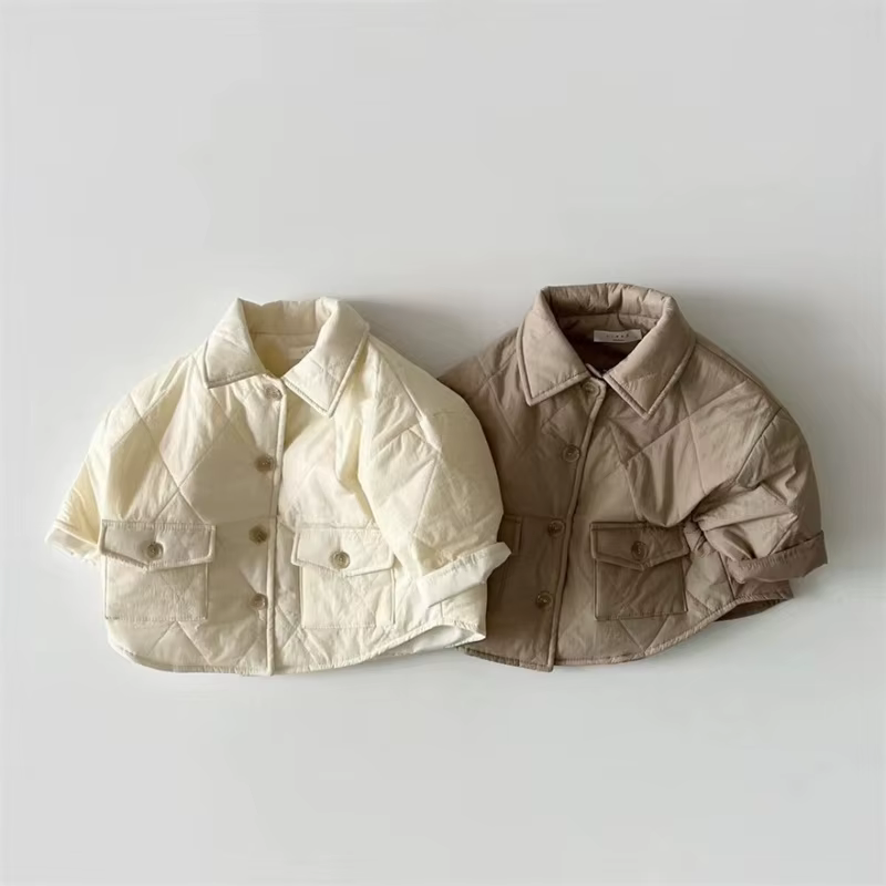 Chaqueta de algodón ligero para niños – Estilo suelto primavera otoño
